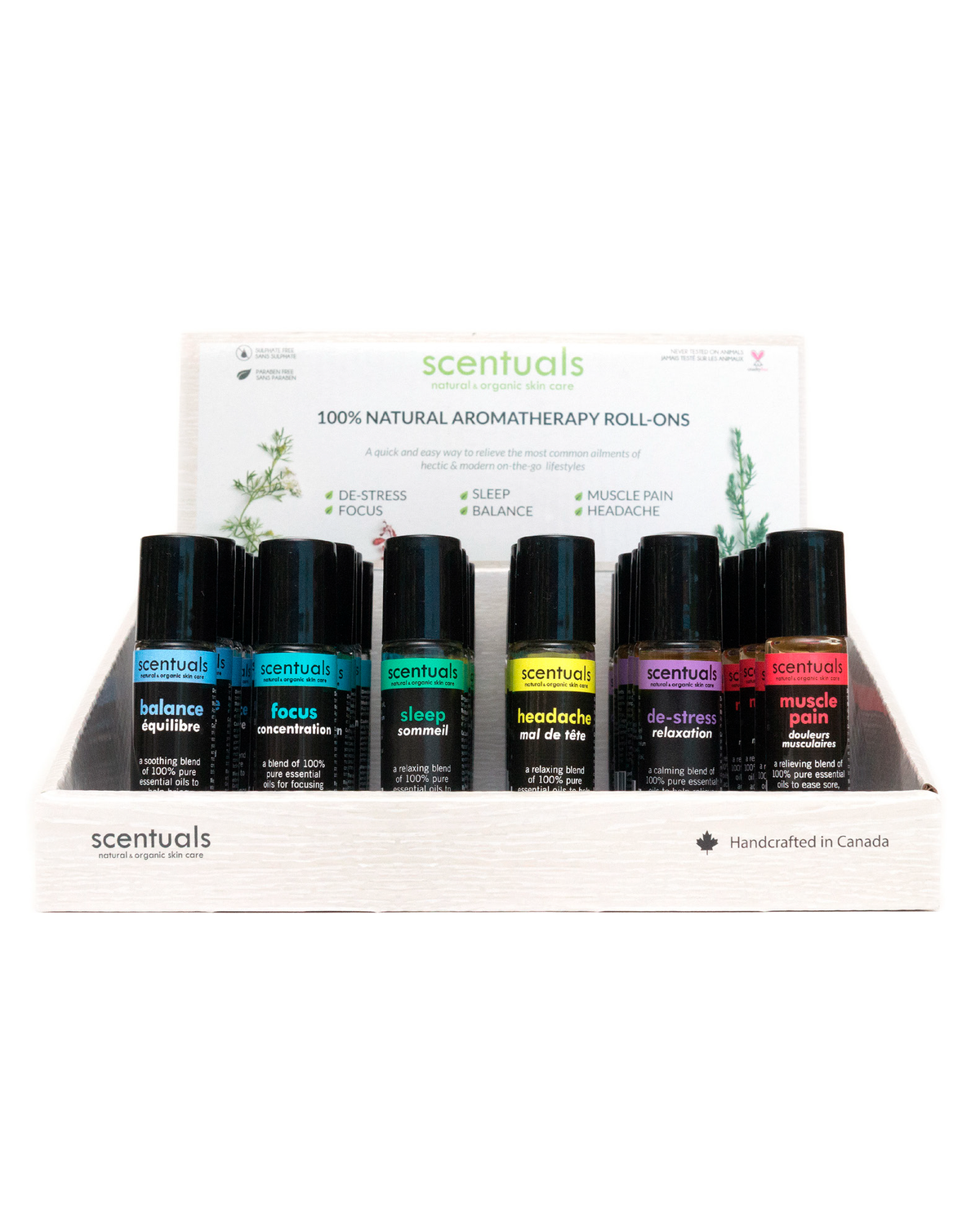 SC Aromatherapy Roll-On Display (6 Free Testers Included)