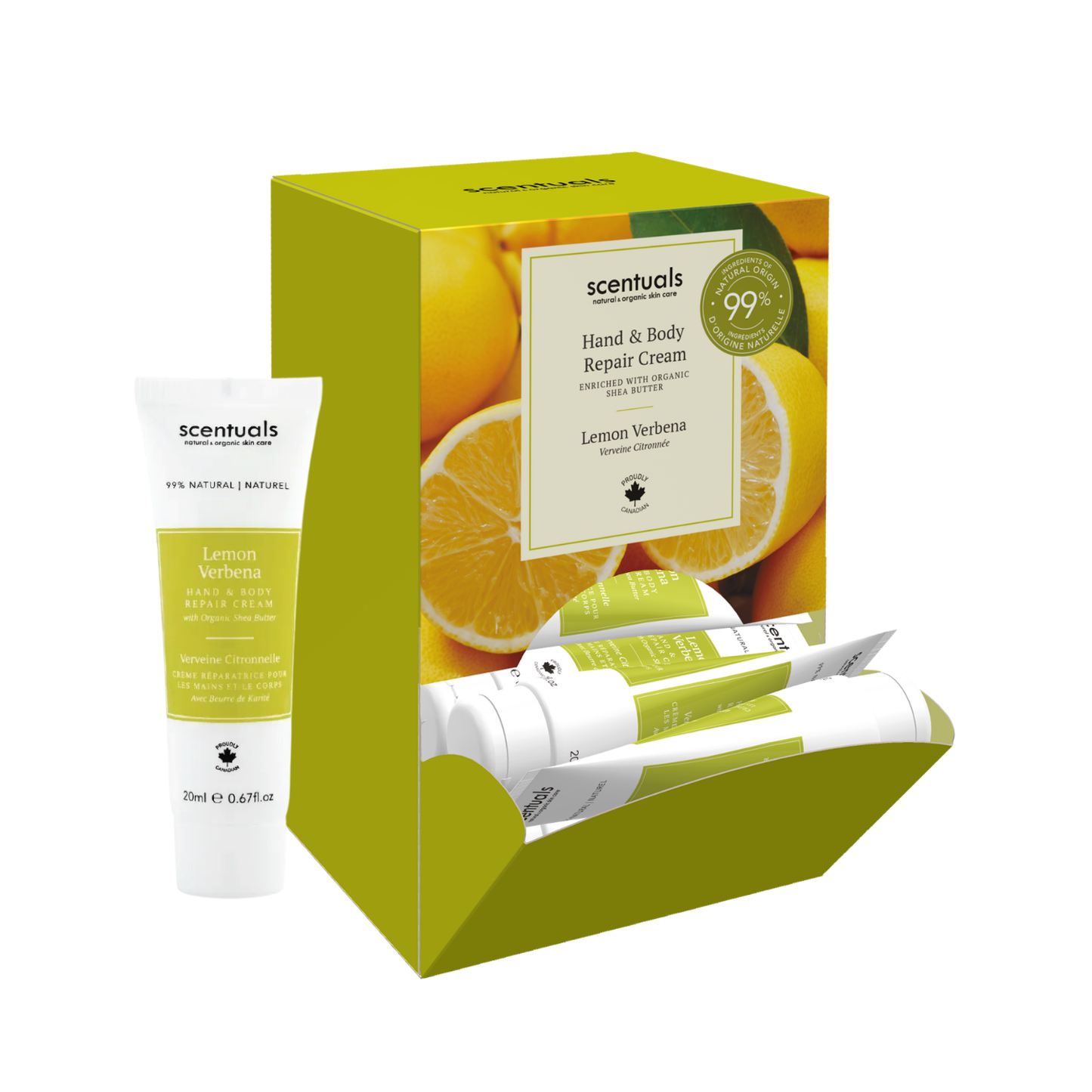 Lemon Verbena Hand Repair Cream 20ml (Display of 24)