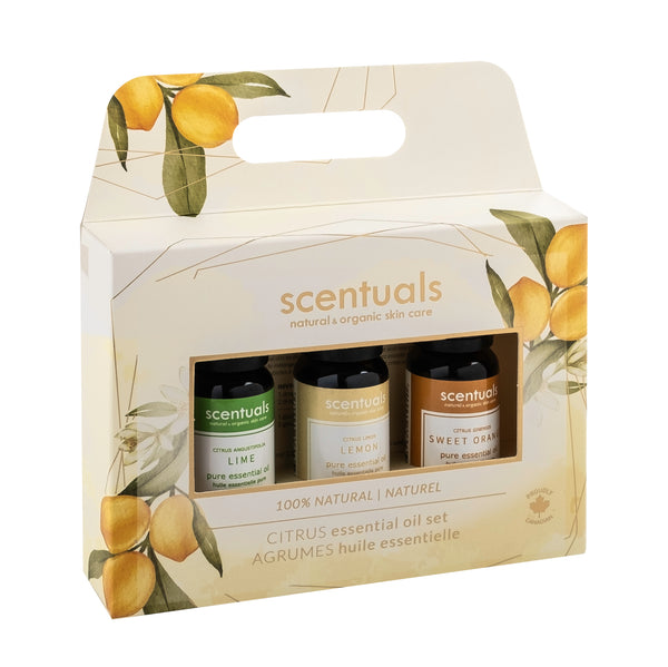 - Citrus Essential Oil Gift Set -