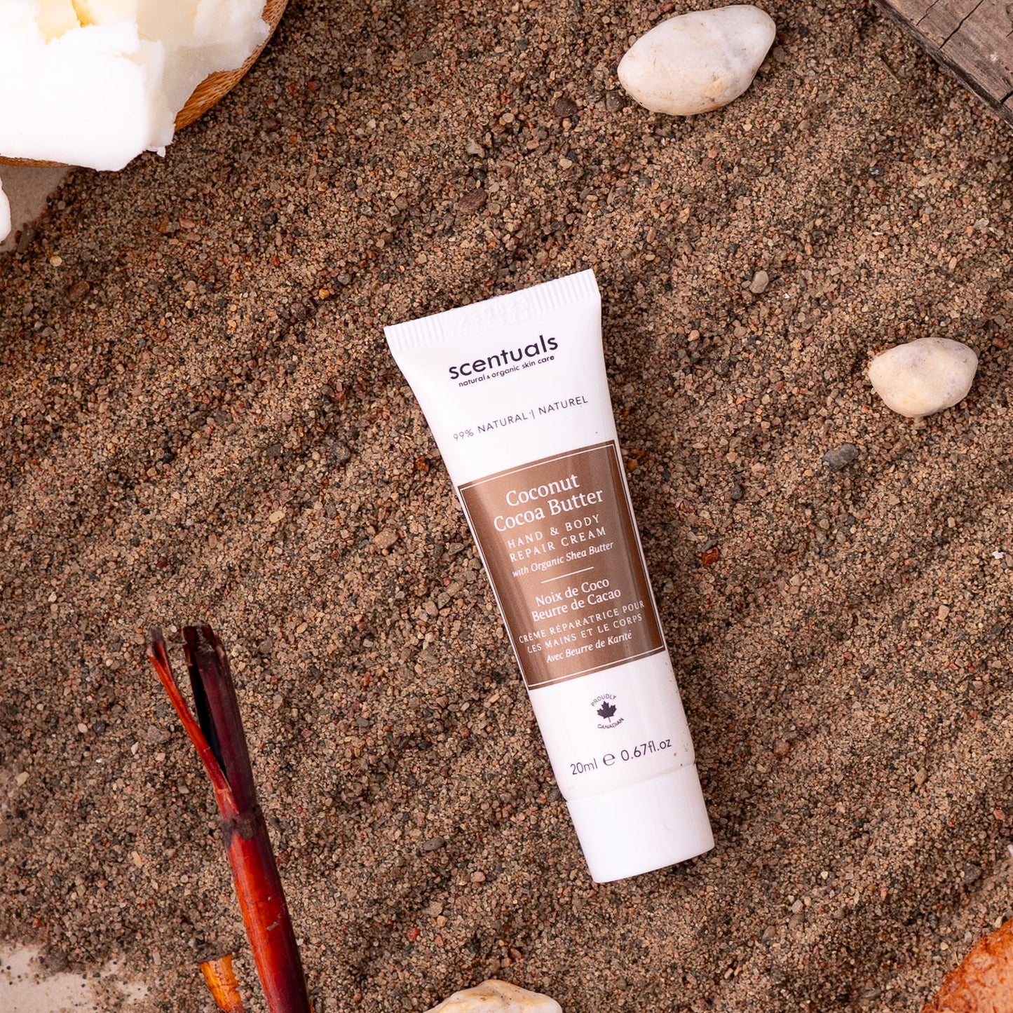 Coconut Cocoa Butter Hand Repair Cream 20ml (Display of 24)