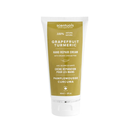 Scentuals Grapefruit Turmeric Hand Repair Cream 60ml Travel Size