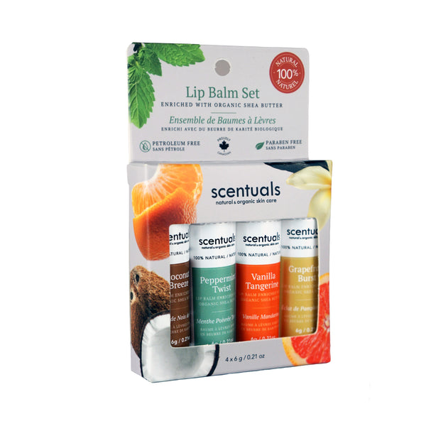 - 4 Pack Lip Conditioners (Boxed) -