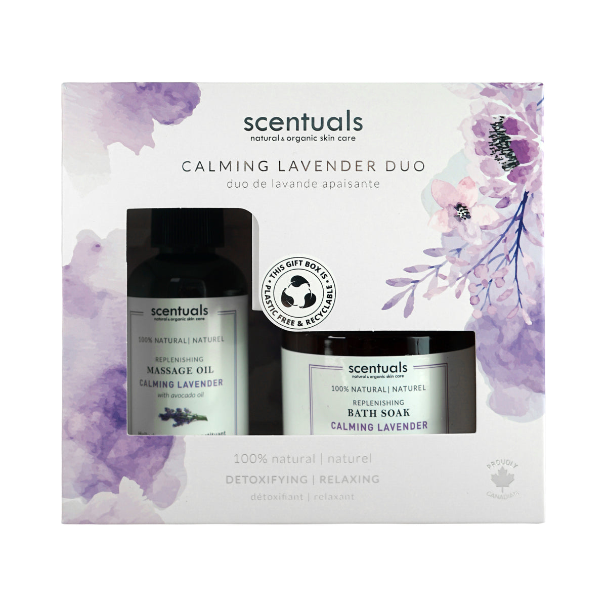 - Calming Lavender Duo Gift Set -