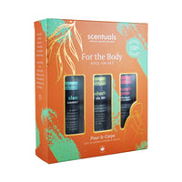 Scentuals roll-on set with three roll-ons inside.