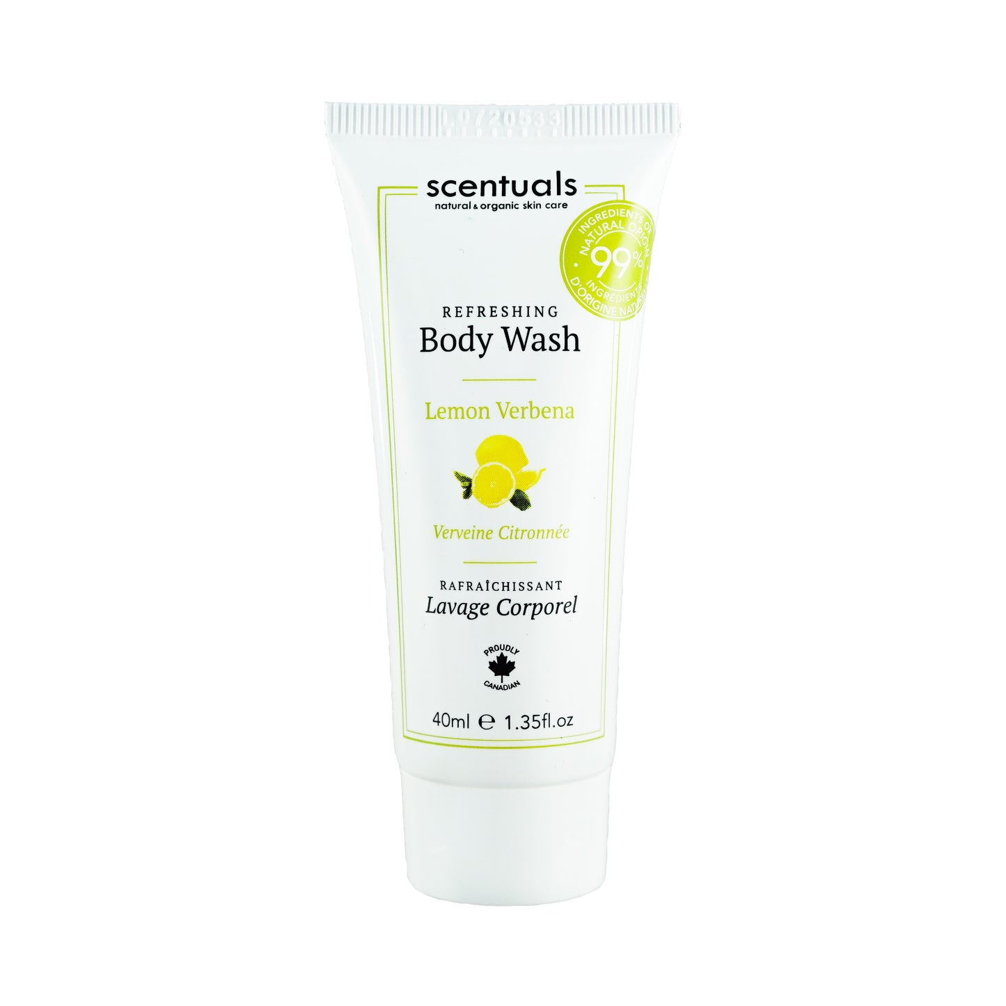 Lemon Verbena Body Wash Travel Size 40ml