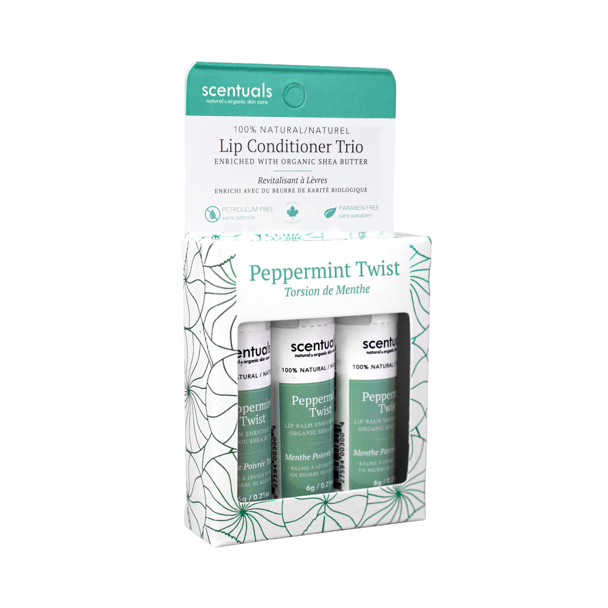 Peppermint Twist Lip Conditioner Trio (Boxed)