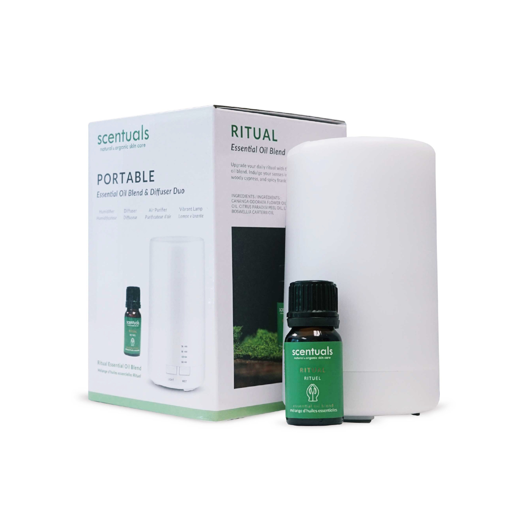 Portable Ritual  Essential Oil Blend & Diffuser Duo