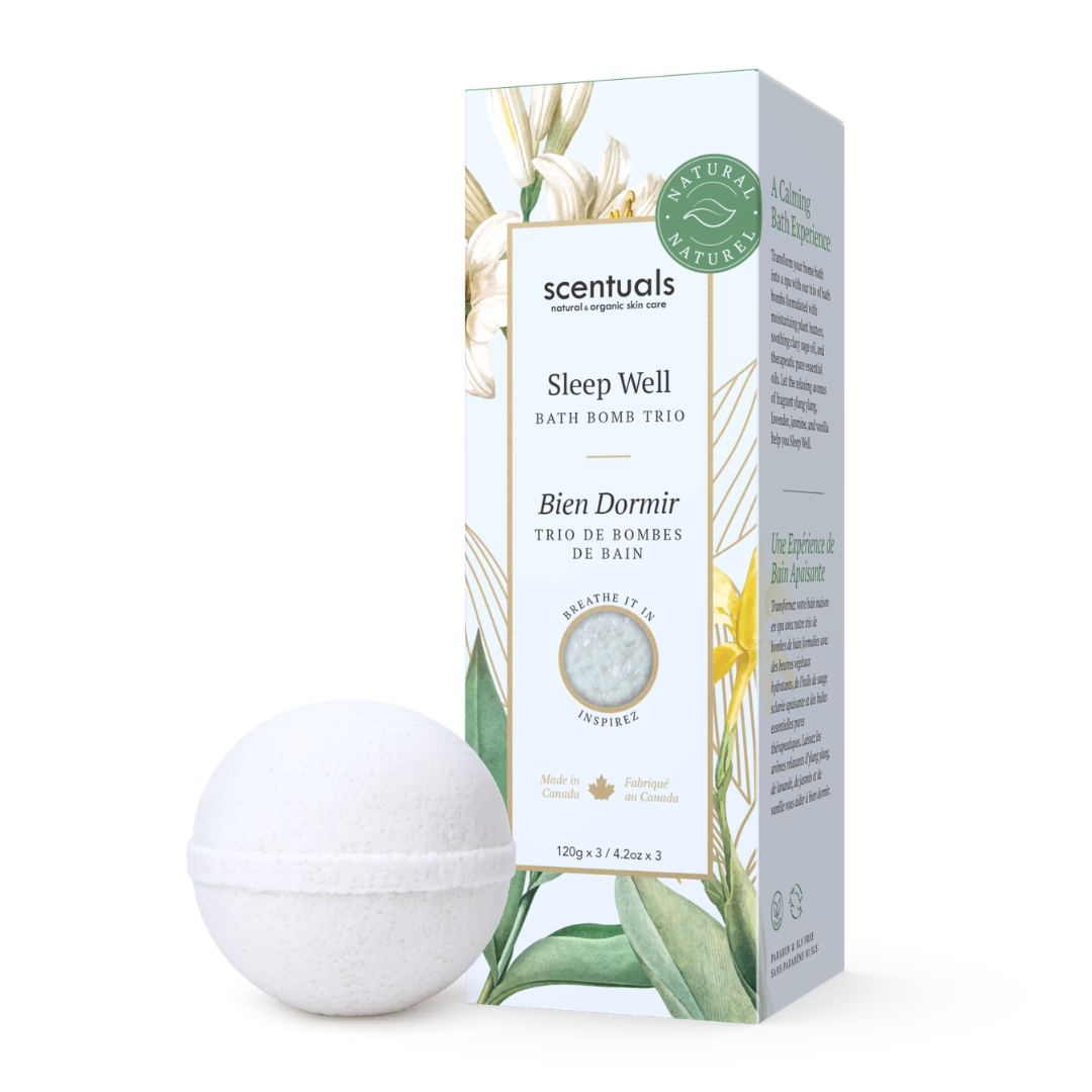 Sleep Well Bath Bomb Trio