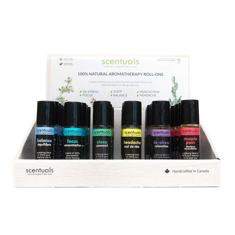 SC Aromatherapy Roll-On Display