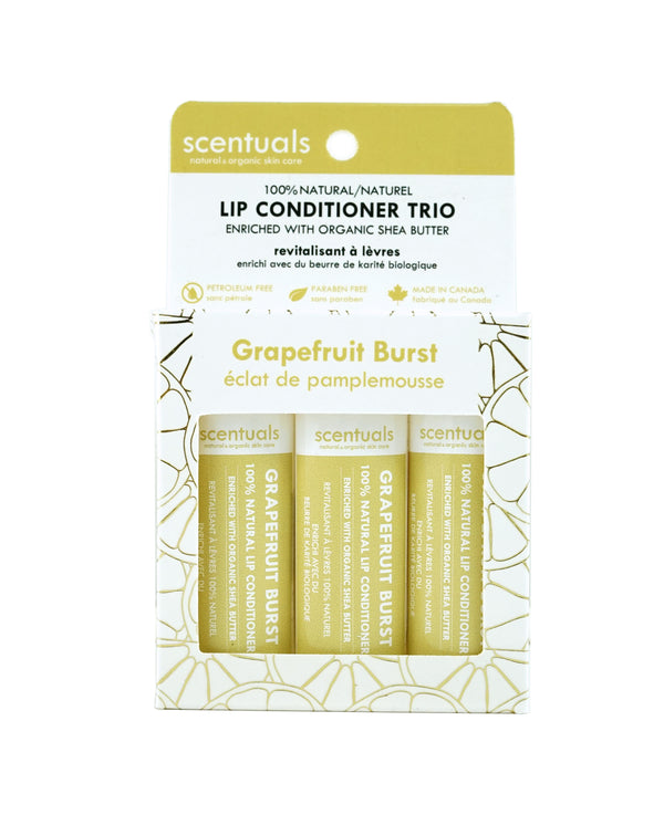 - Grapefruit Burst Lip Conditioner Trio -
