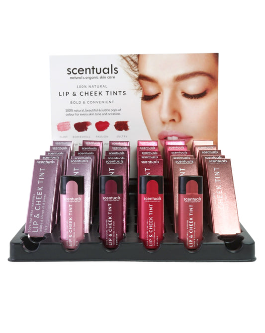 SC Lip & Cheek Tint Display