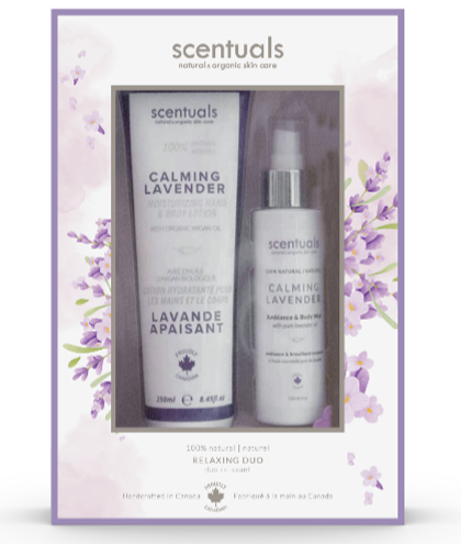 Relaxing duo (Calming Lavender lotion + mist)